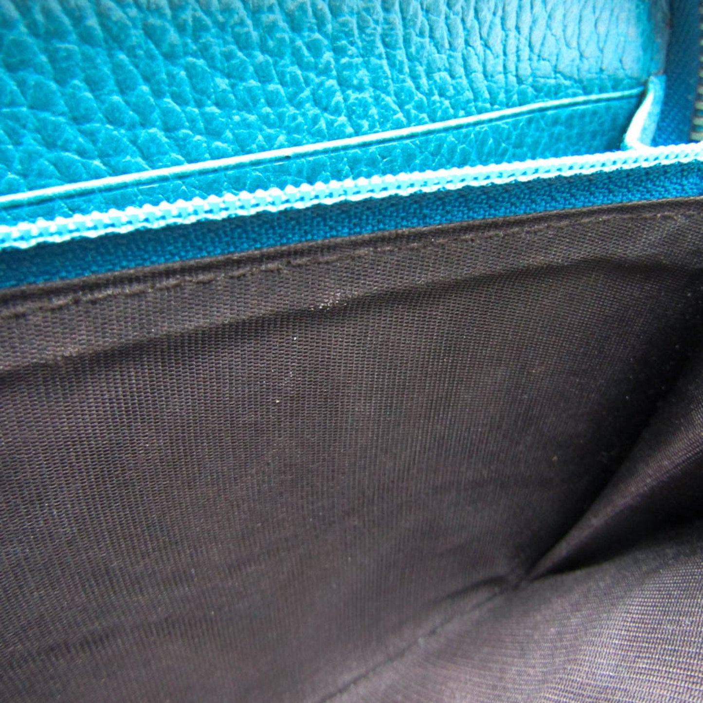 Gucci Interlocking G Turquoise Leather Wallet