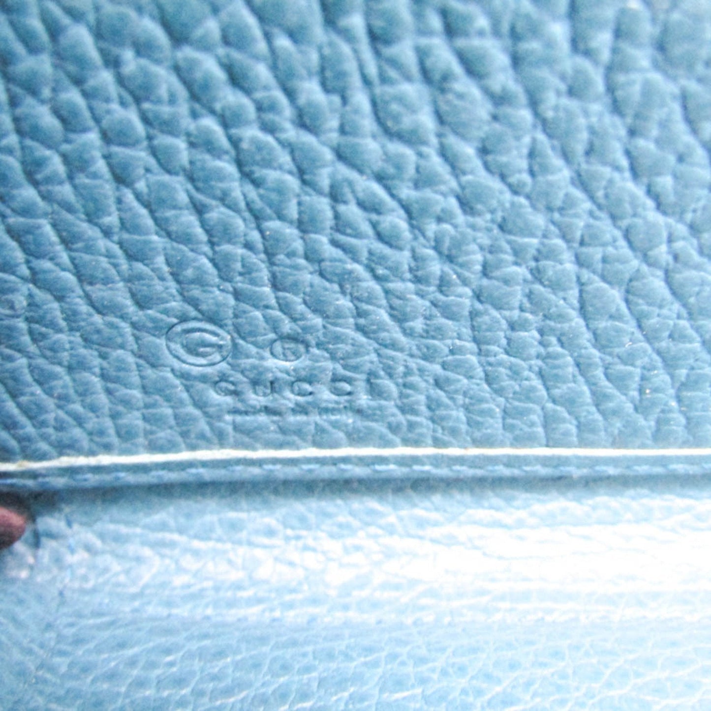 Gucci Interlocking G Turquoise Leather Wallet