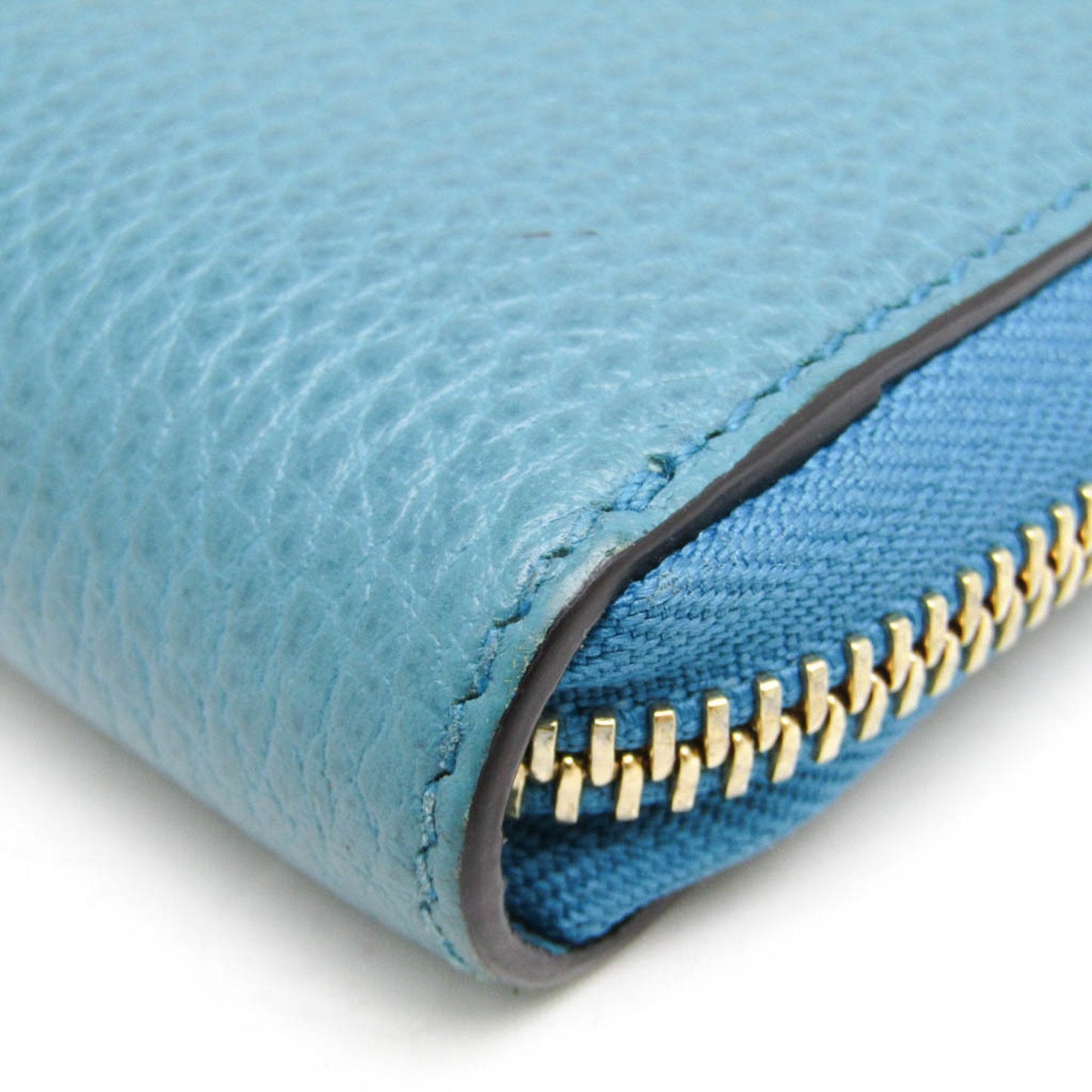Gucci Interlocking G Turquoise Leather Wallet