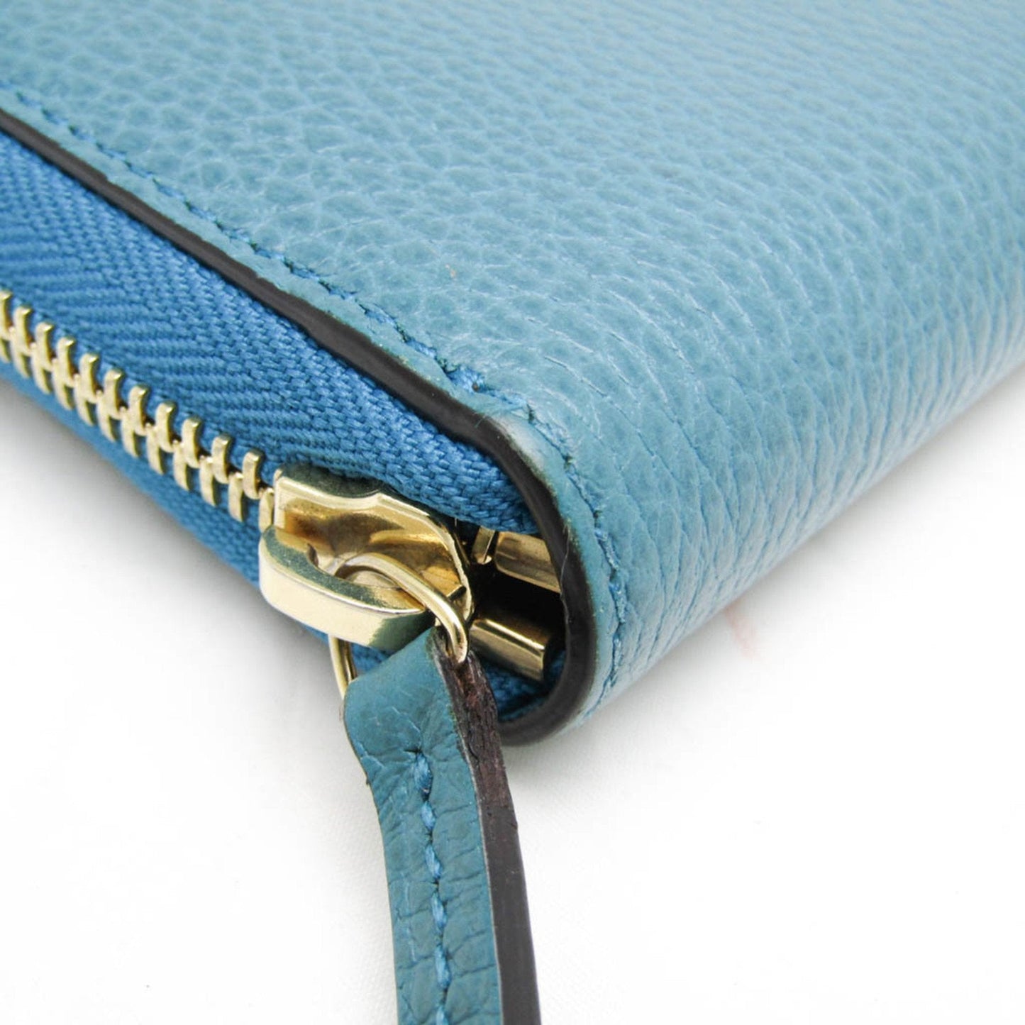 Gucci Interlocking G Turquoise Leather Wallet