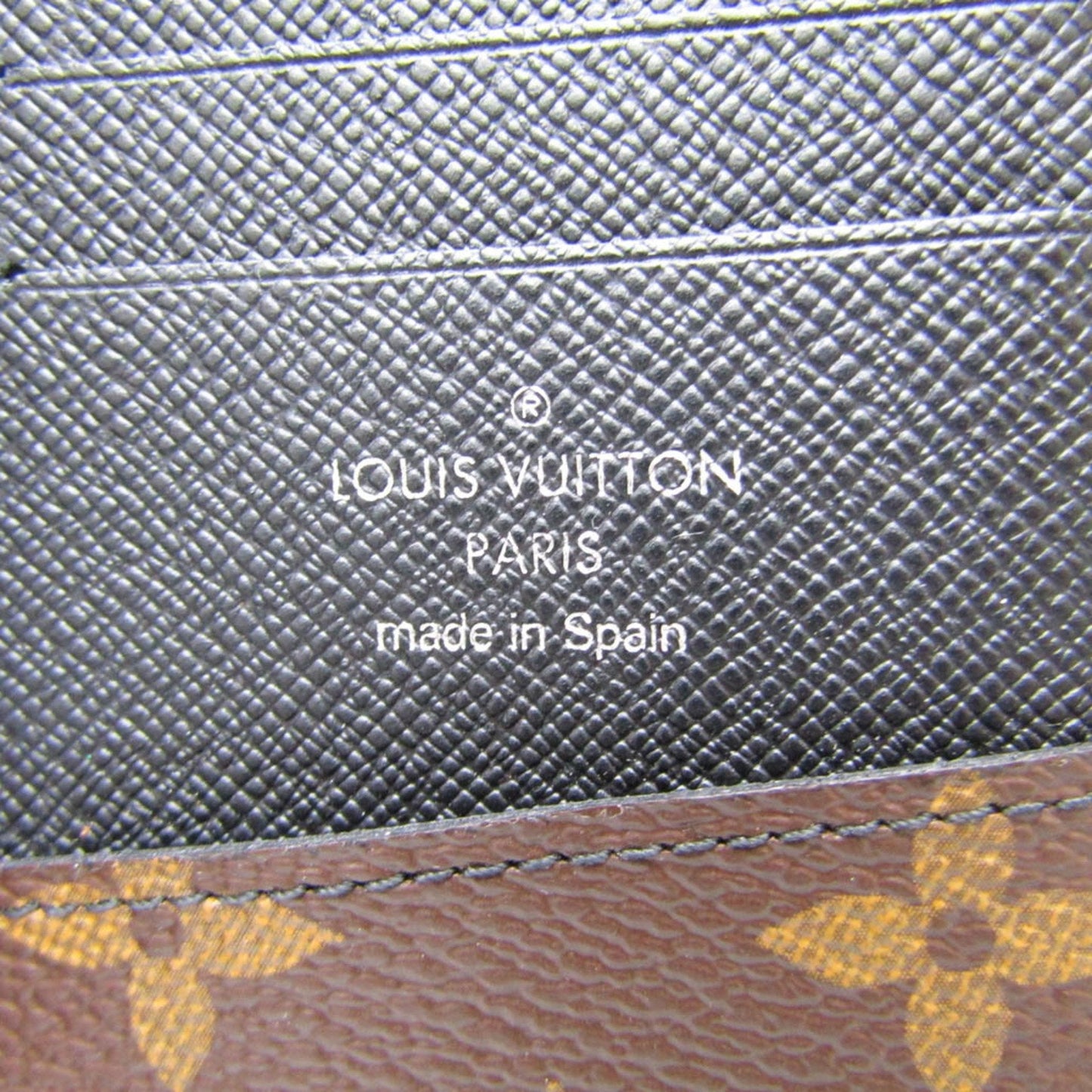 Louis Vuitton Zippy Wallet Vertical Brown Canvas Wallet