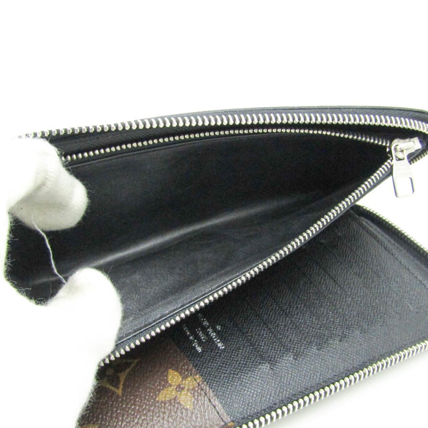 Louis Vuitton Zippy Wallet Vertical Brown Canvas Wallet