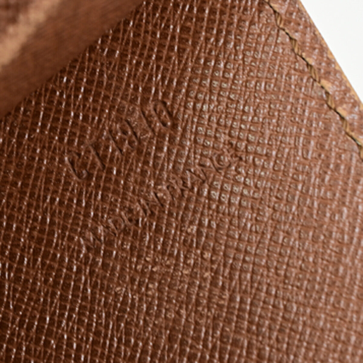 Louis Vuitton Porte Documents Brown Canvas Briefcase Bag