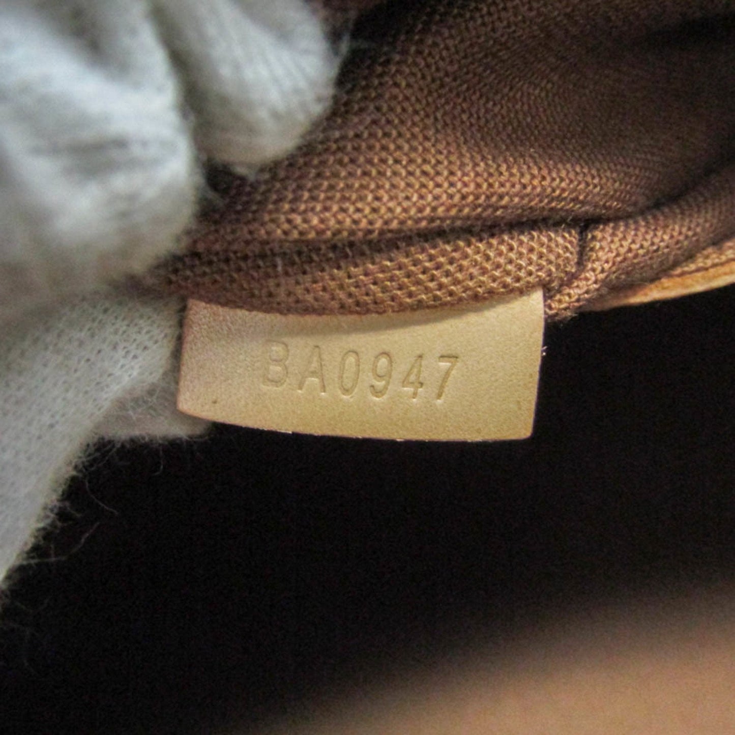 Louis Vuitton Alma Brown Canvas Handbag