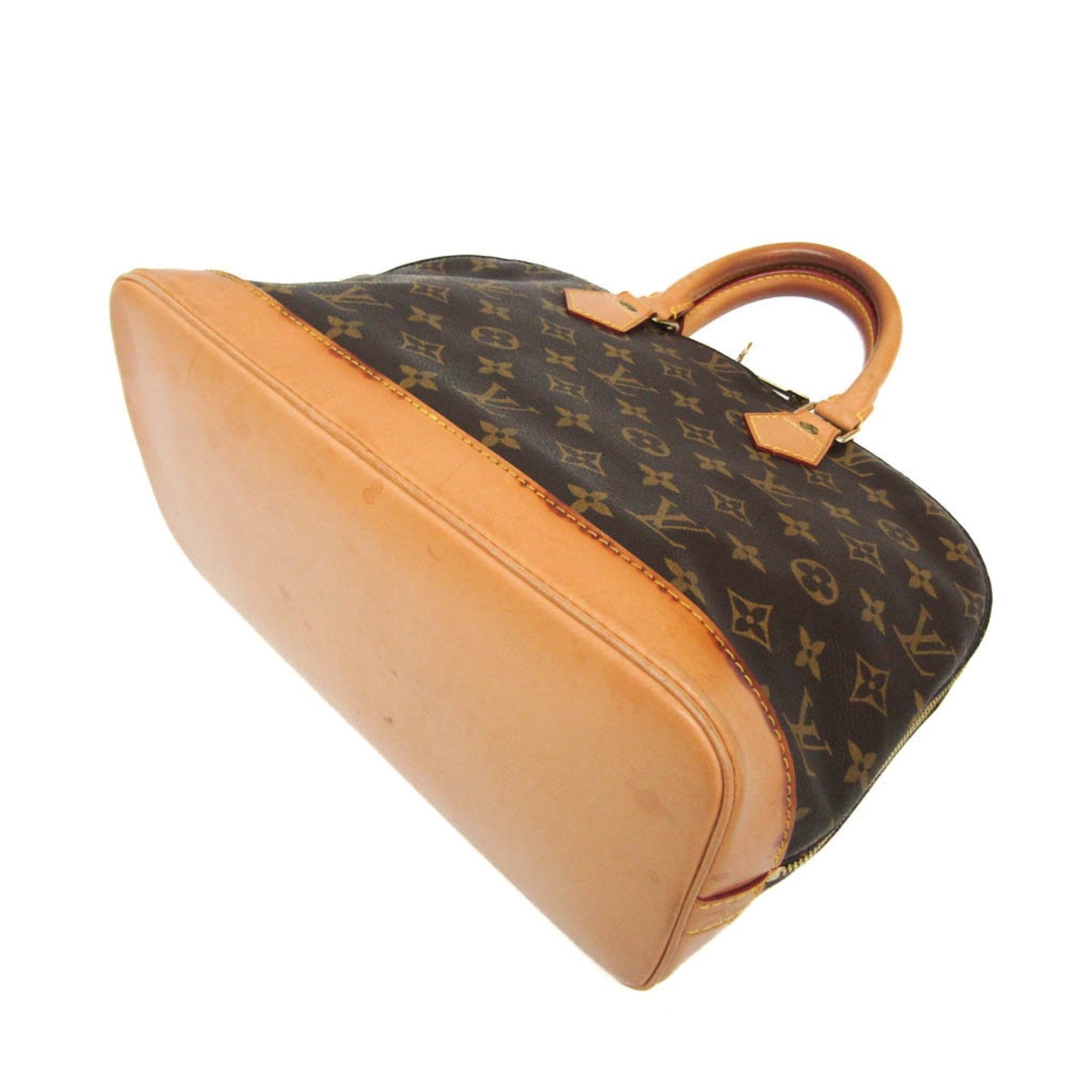 Louis Vuitton Alma Brown Canvas Handbag