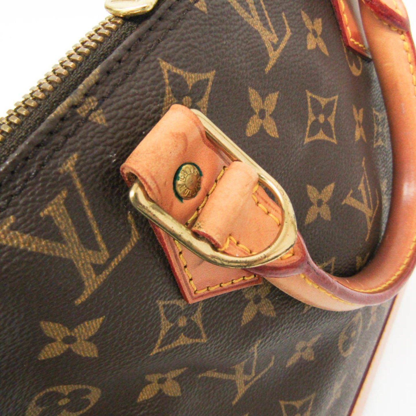 Louis Vuitton Alma Brown Canvas Handbag