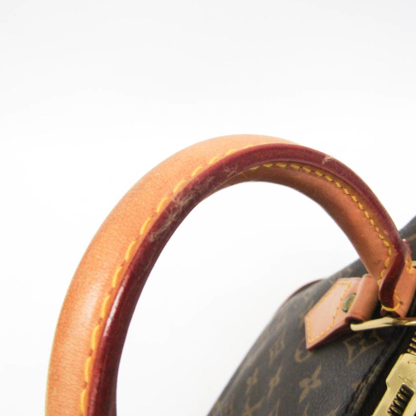 Louis Vuitton Alma Brown Canvas Handbag