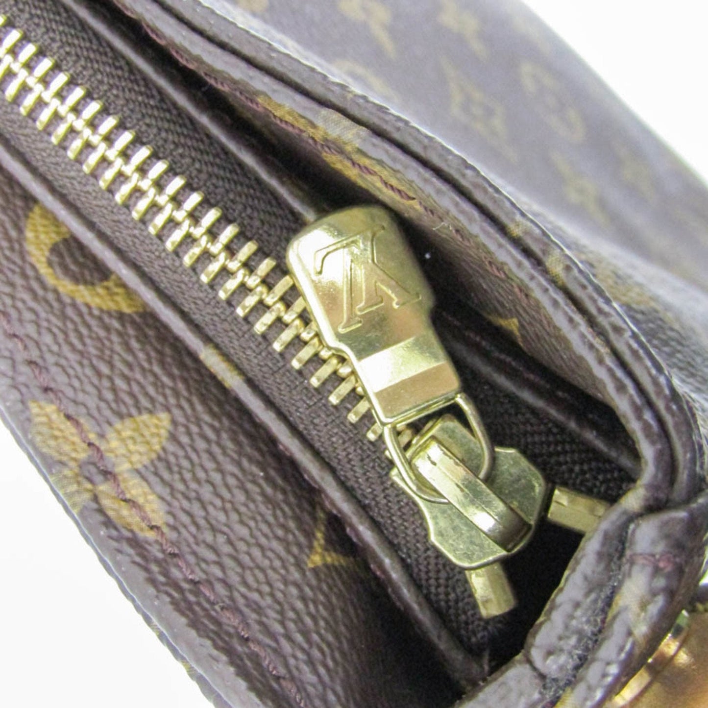 Louis Vuitton Looping Brown Canvas Shoulder Bag