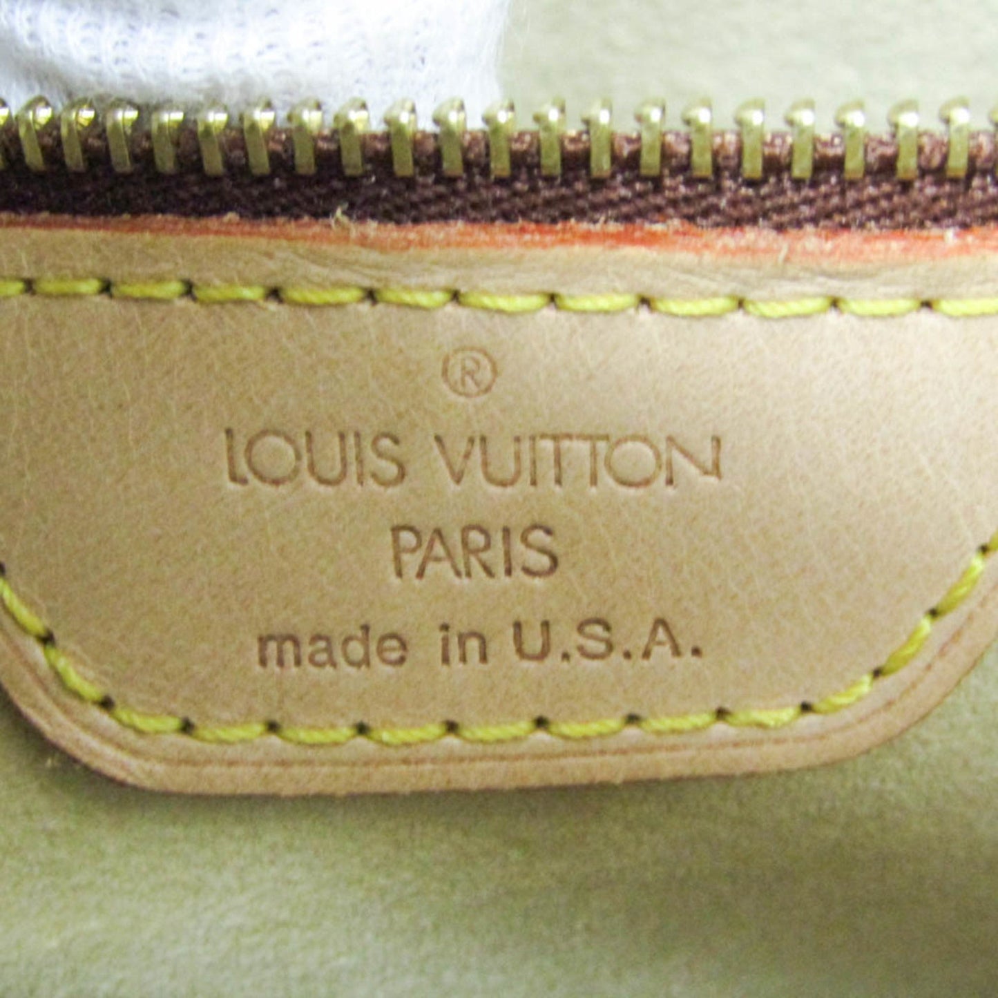 Louis Vuitton Looping Brown Canvas Shoulder Bag