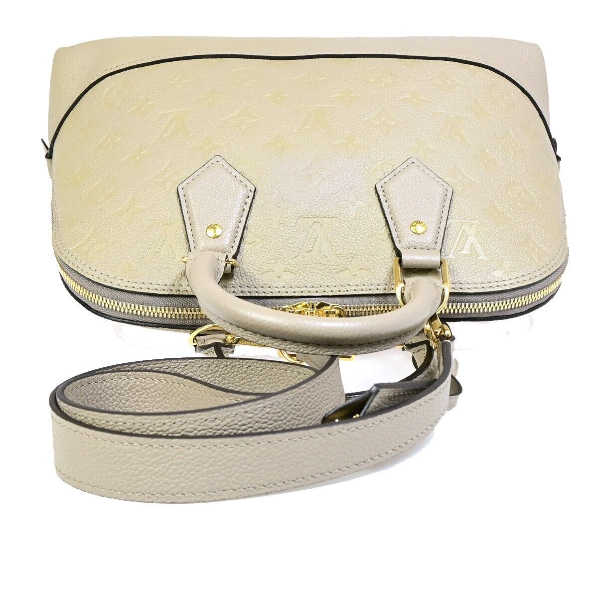 Louis Vuitton Neo Alma Ecru Gold Plated Handbag