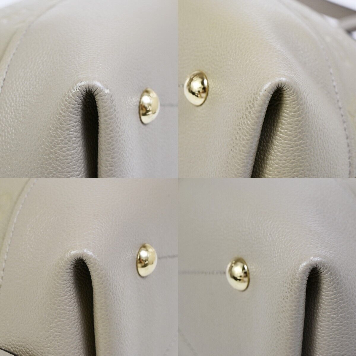 Louis Vuitton Neo Alma Ecru Gold Plated Handbag