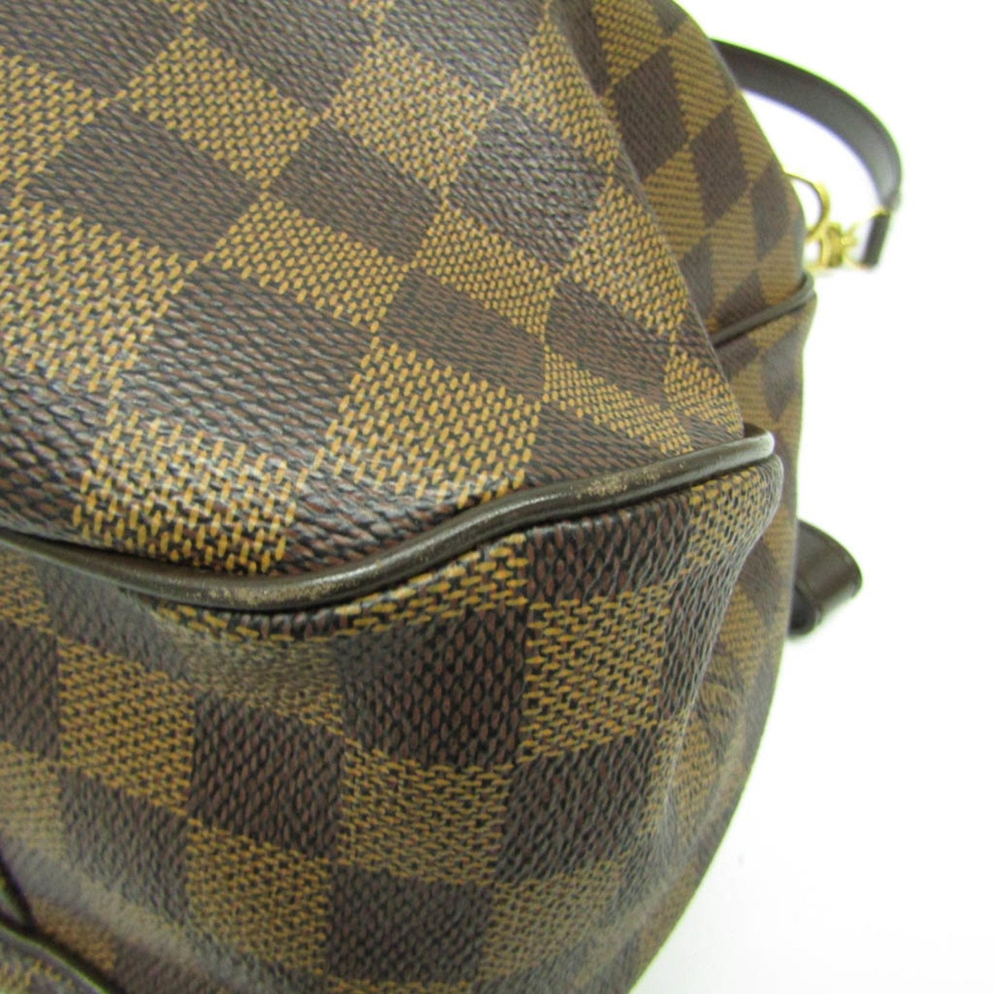 Louis Vuitton Evora Brown Canvas Shoulder Bag