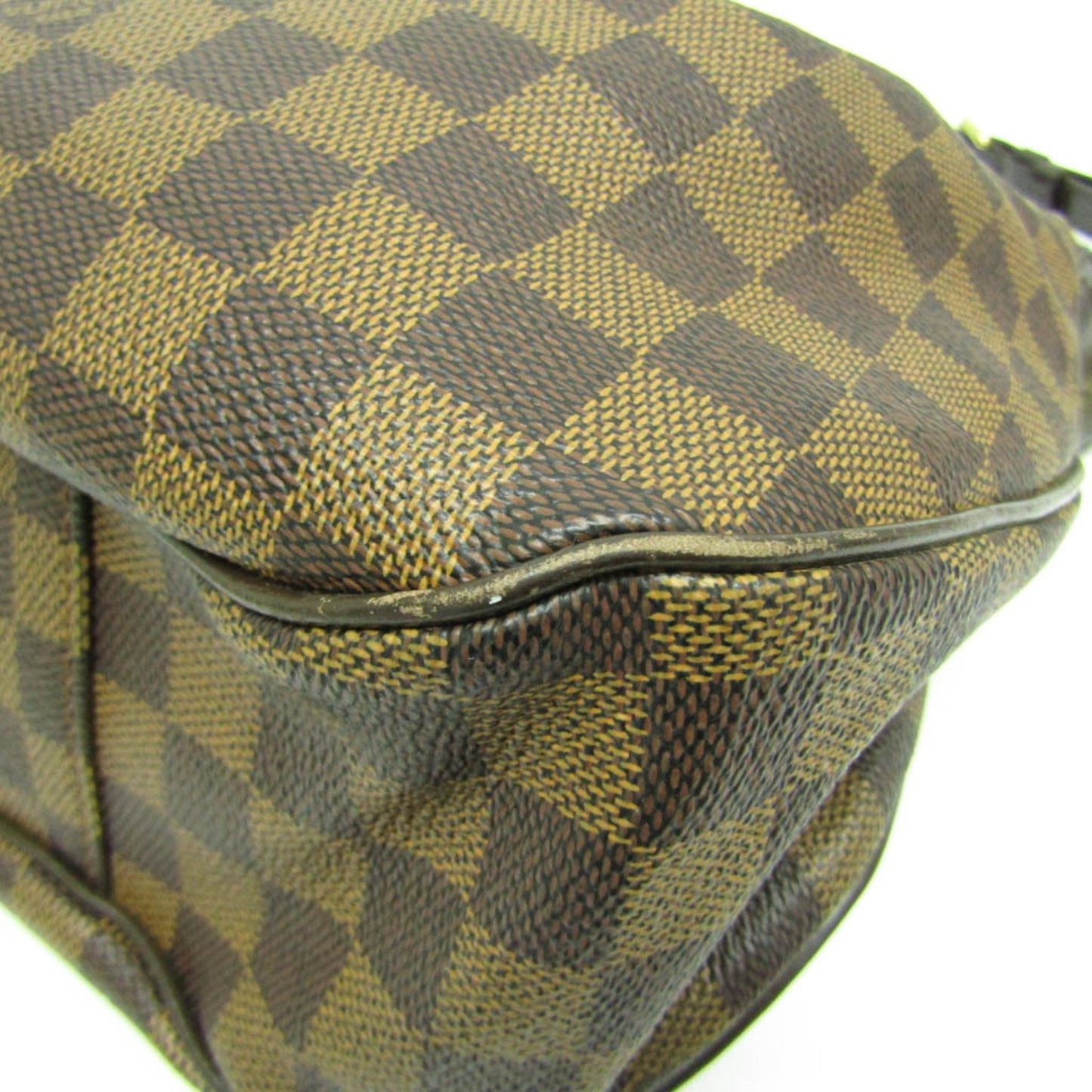 Louis Vuitton Evora Brown Canvas Shoulder Bag