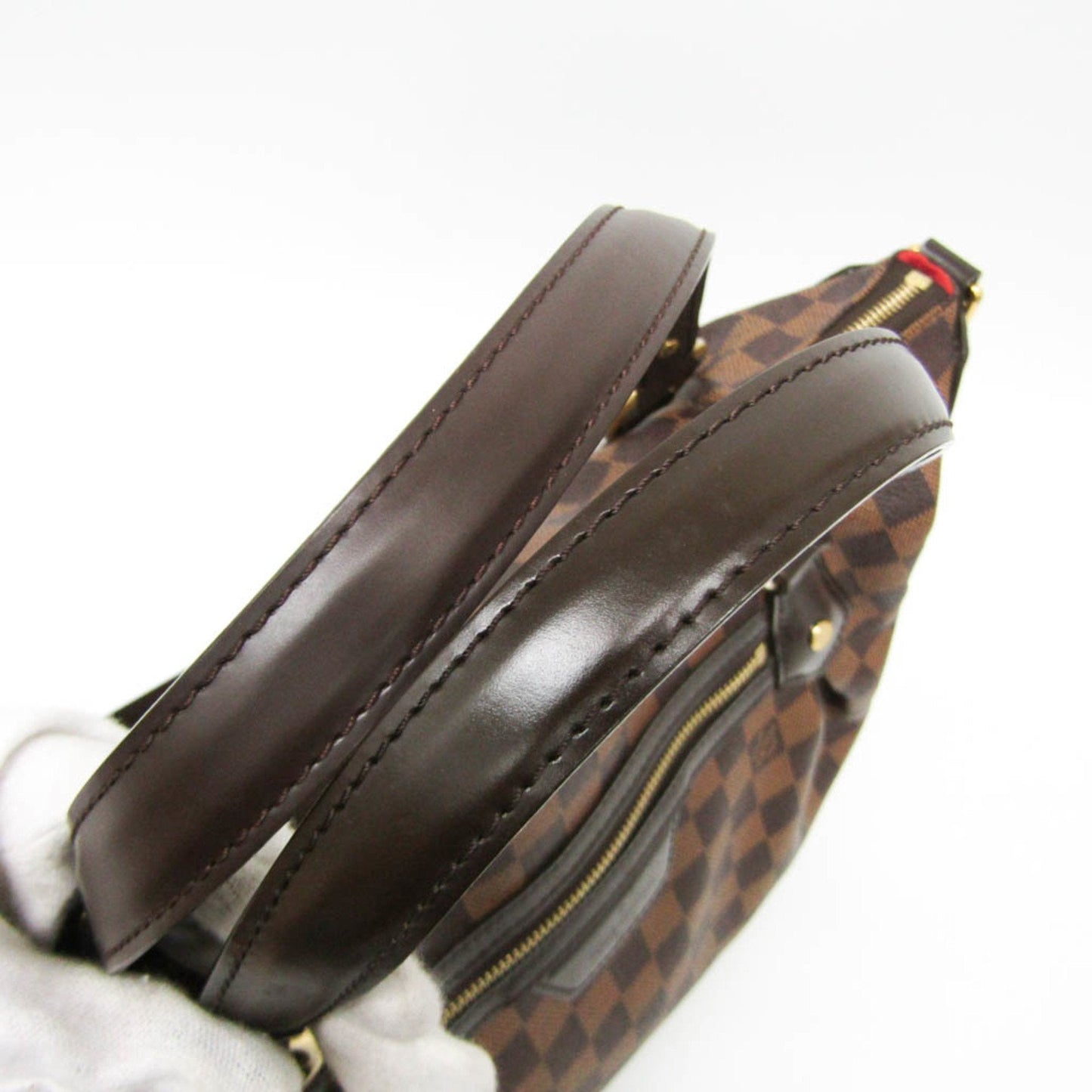 Louis Vuitton Evora Brown Canvas Shoulder Bag