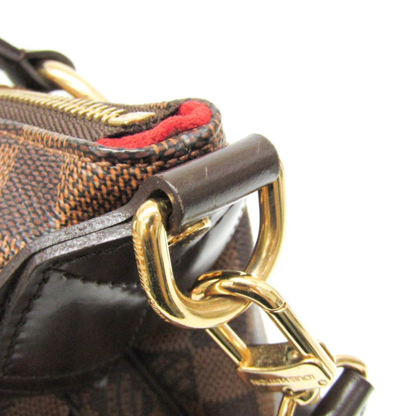 Louis Vuitton Evora Brown Canvas Shoulder Bag