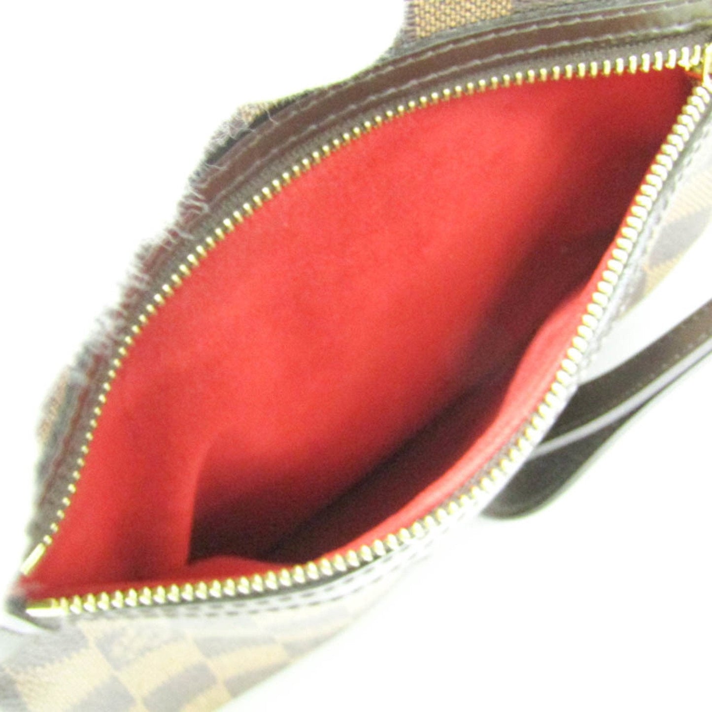 Louis Vuitton Evora Brown Canvas Shoulder Bag