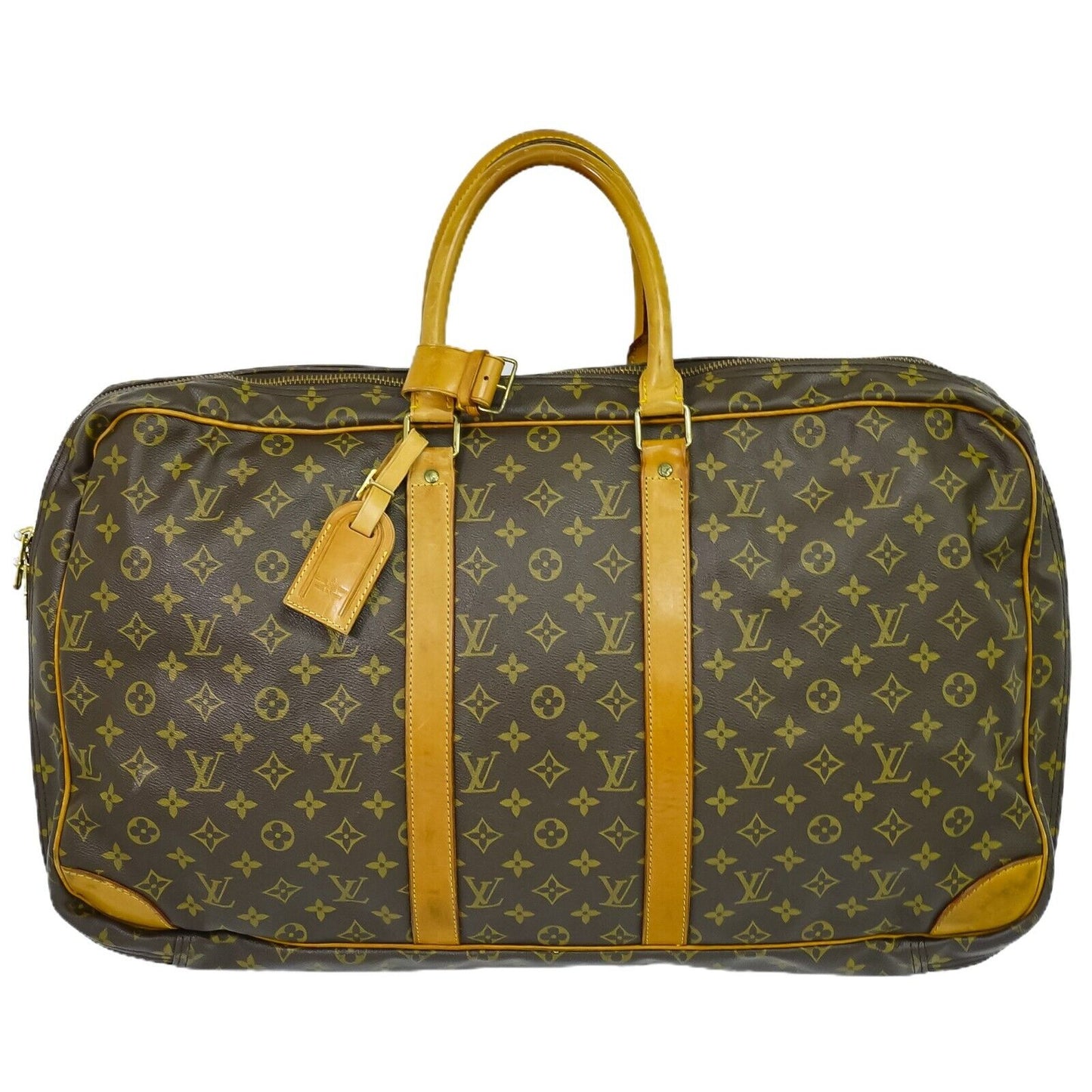 Louis Vuitton Sirius Brown Canvas Travel Bag ()