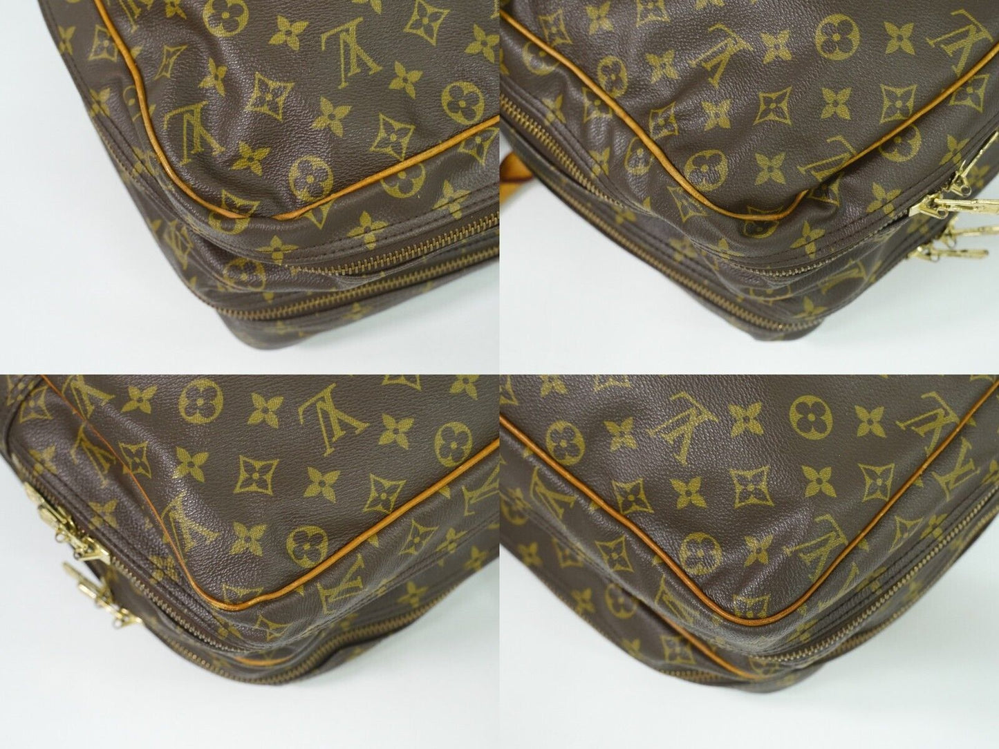 Louis Vuitton Sirius Brown Canvas Travel Bag