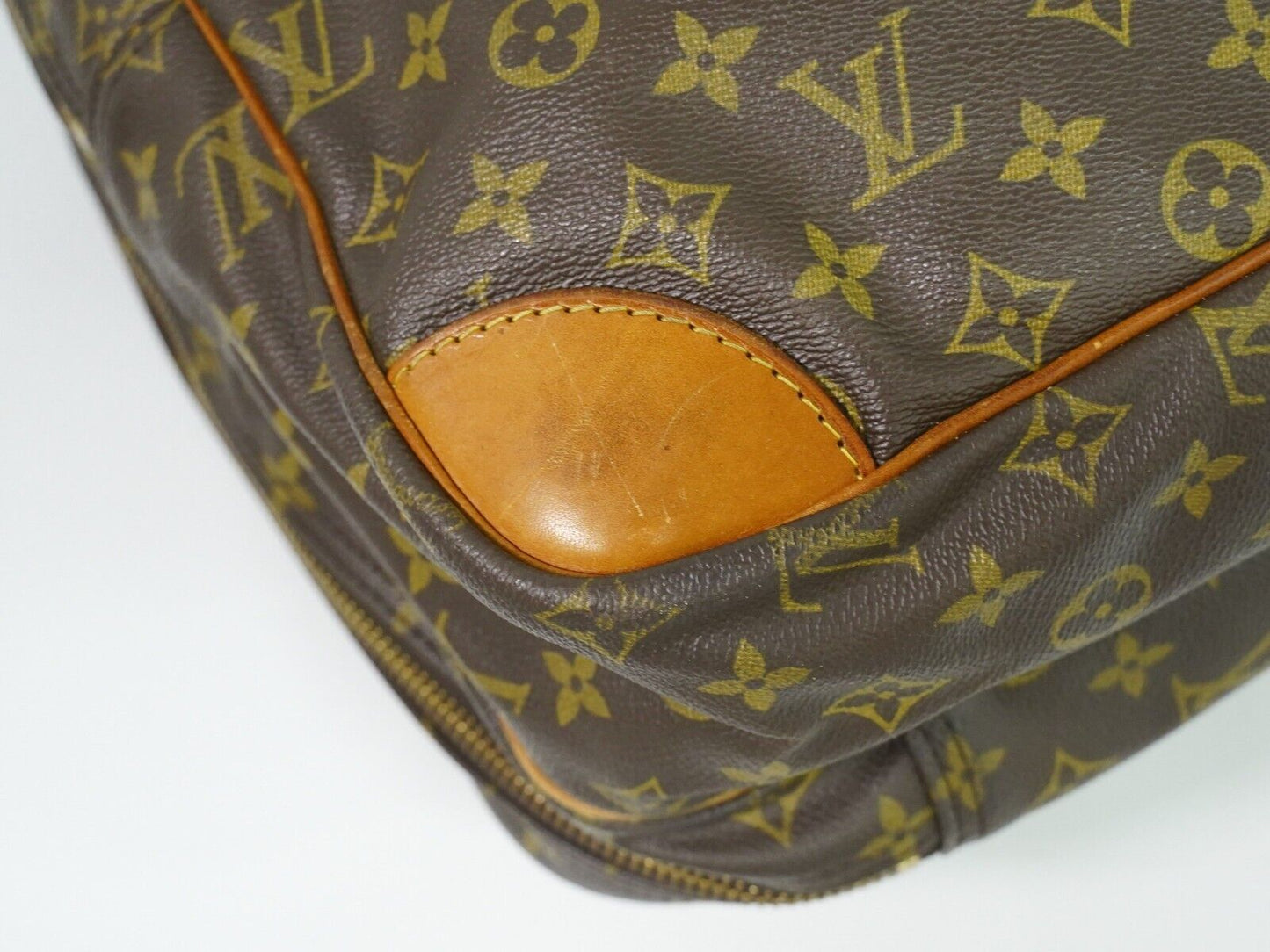 Louis Vuitton Sirius Brown Canvas Travel Bag