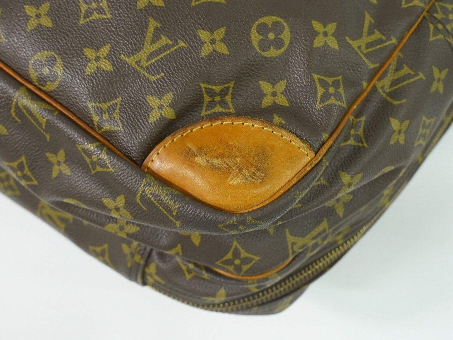 Louis Vuitton Sirius Brown Canvas Travel Bag