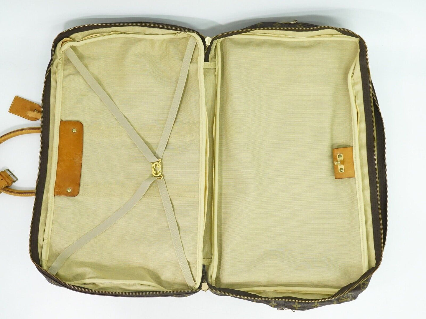 Louis Vuitton Sirius Brown Canvas Travel Bag