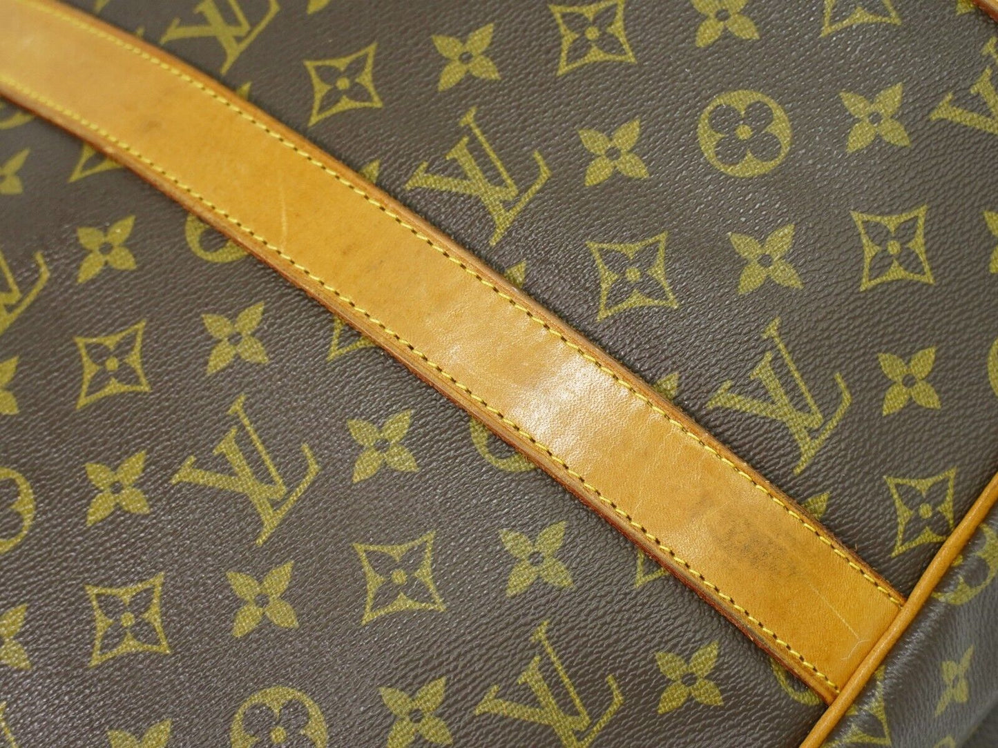Louis Vuitton Sirius Brown Canvas Travel Bag