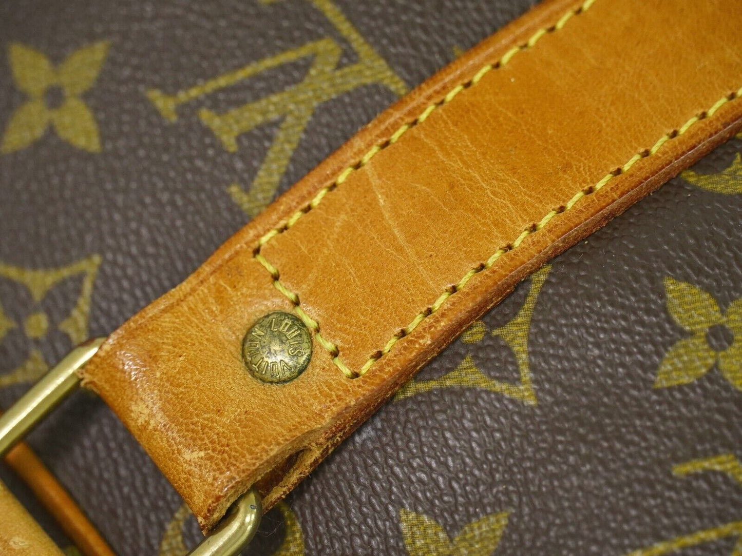 Louis Vuitton Sirius Brown Canvas Travel Bag
