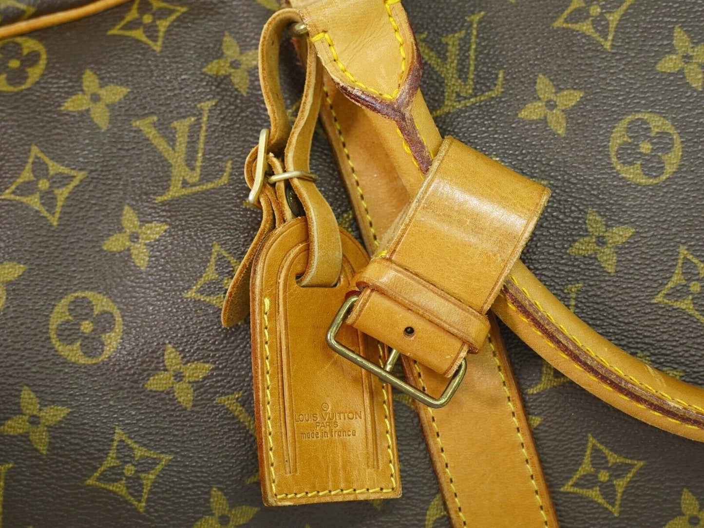 Louis Vuitton Sirius Brown Canvas Travel Bag