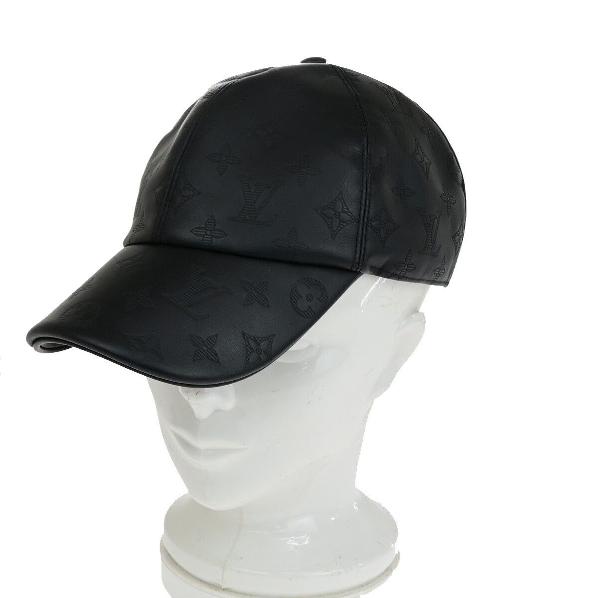 Louis Vuitton Black Leather Hat