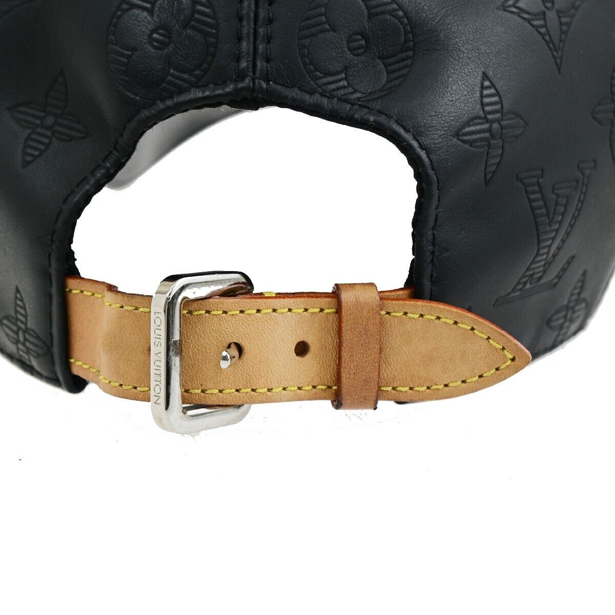Louis Vuitton Black Leather Hat