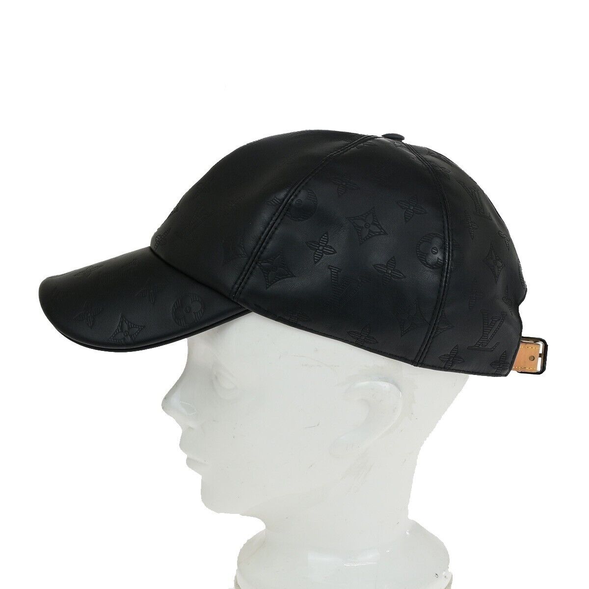 Louis Vuitton Black Leather Hat
