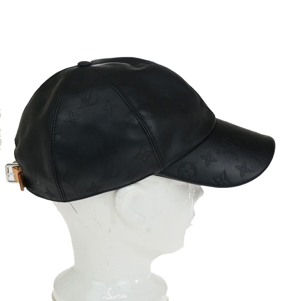Louis Vuitton Black Leather Hat
