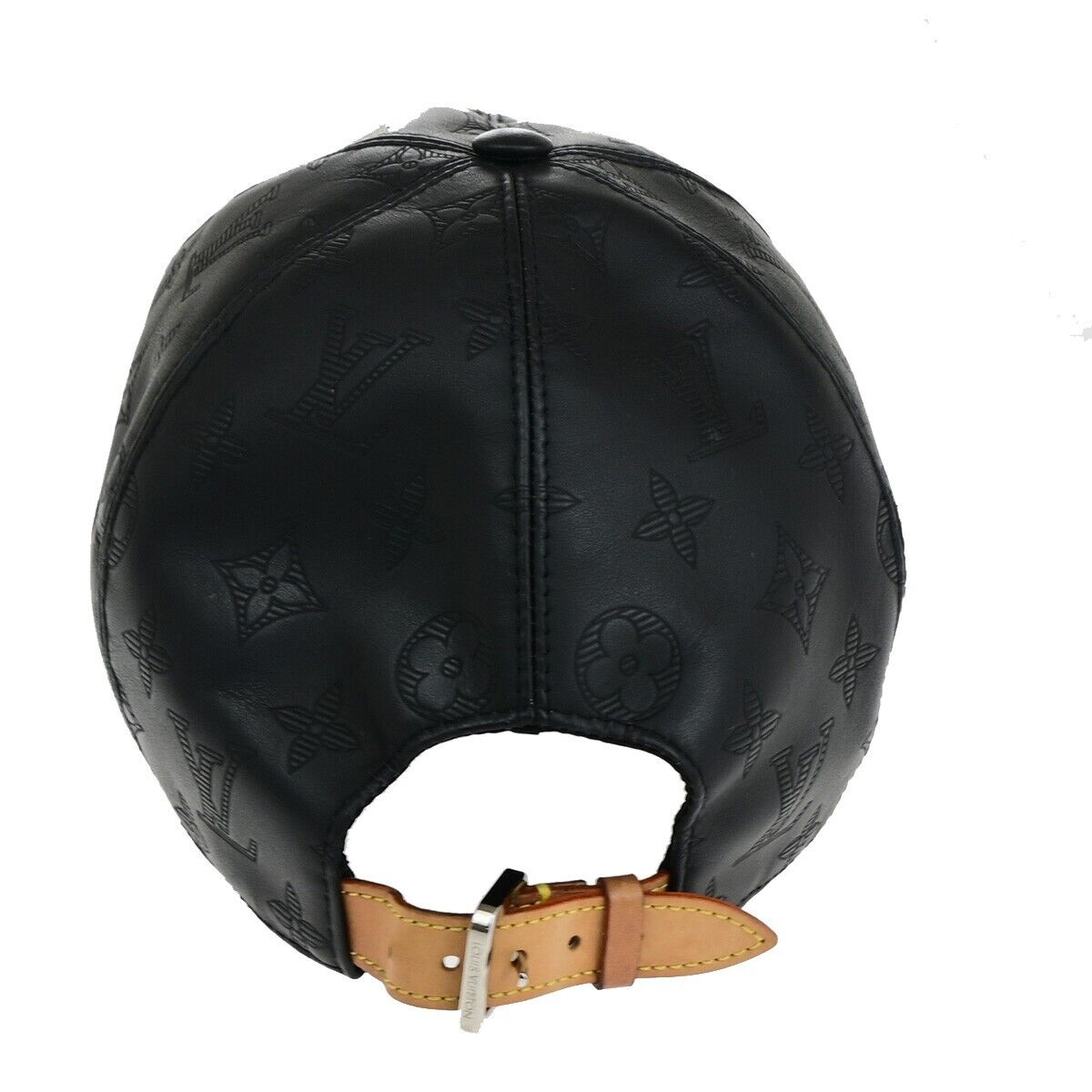 Louis Vuitton Black Leather Hat