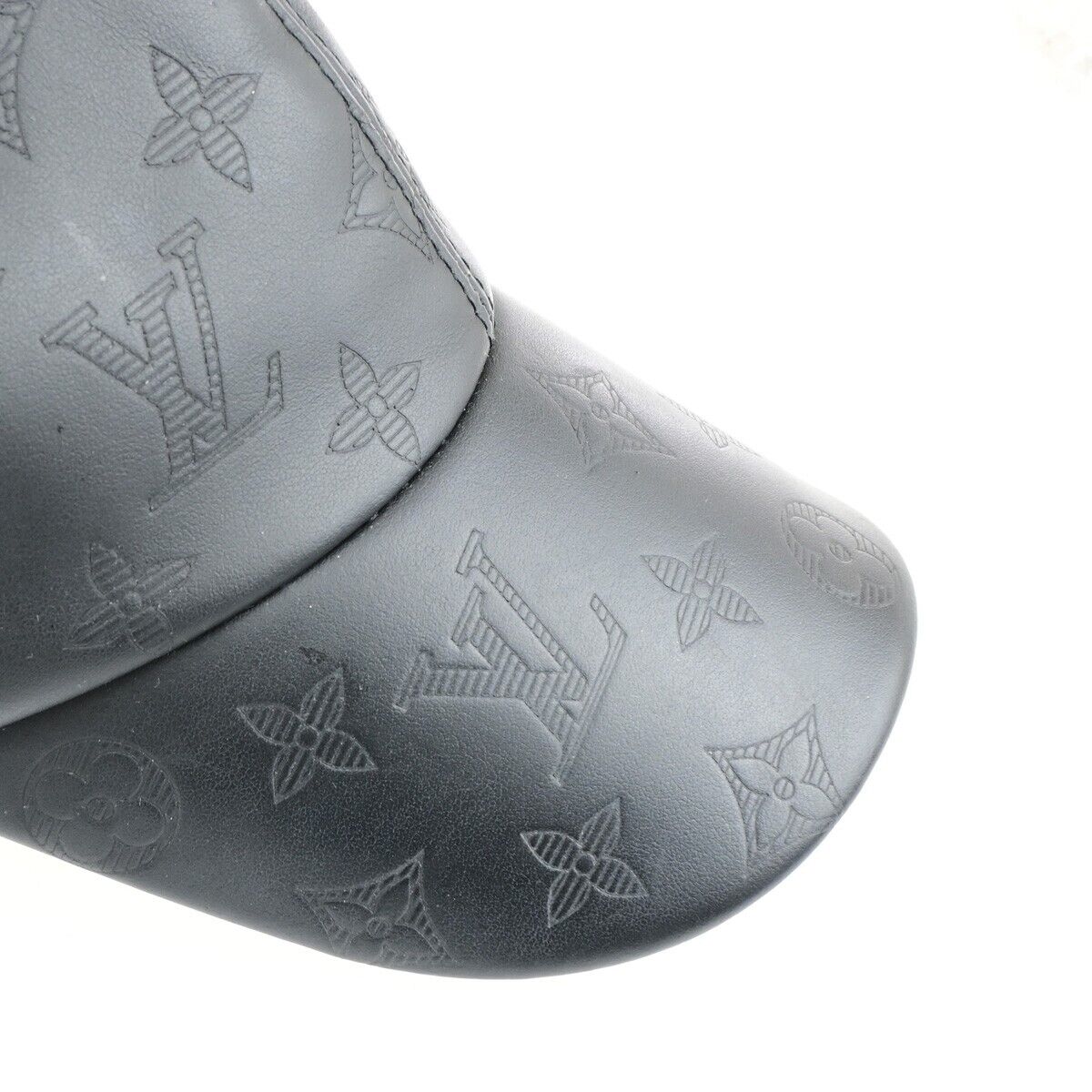 Louis Vuitton Black Leather Hat