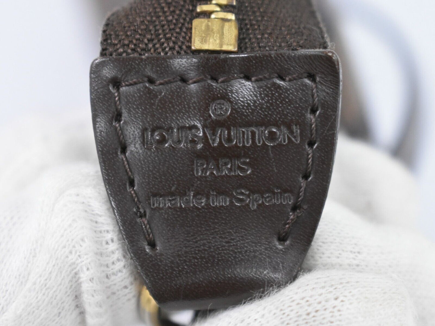 Louis Vuitton Pochette Accessoires Brown Canvas Clutch Bag