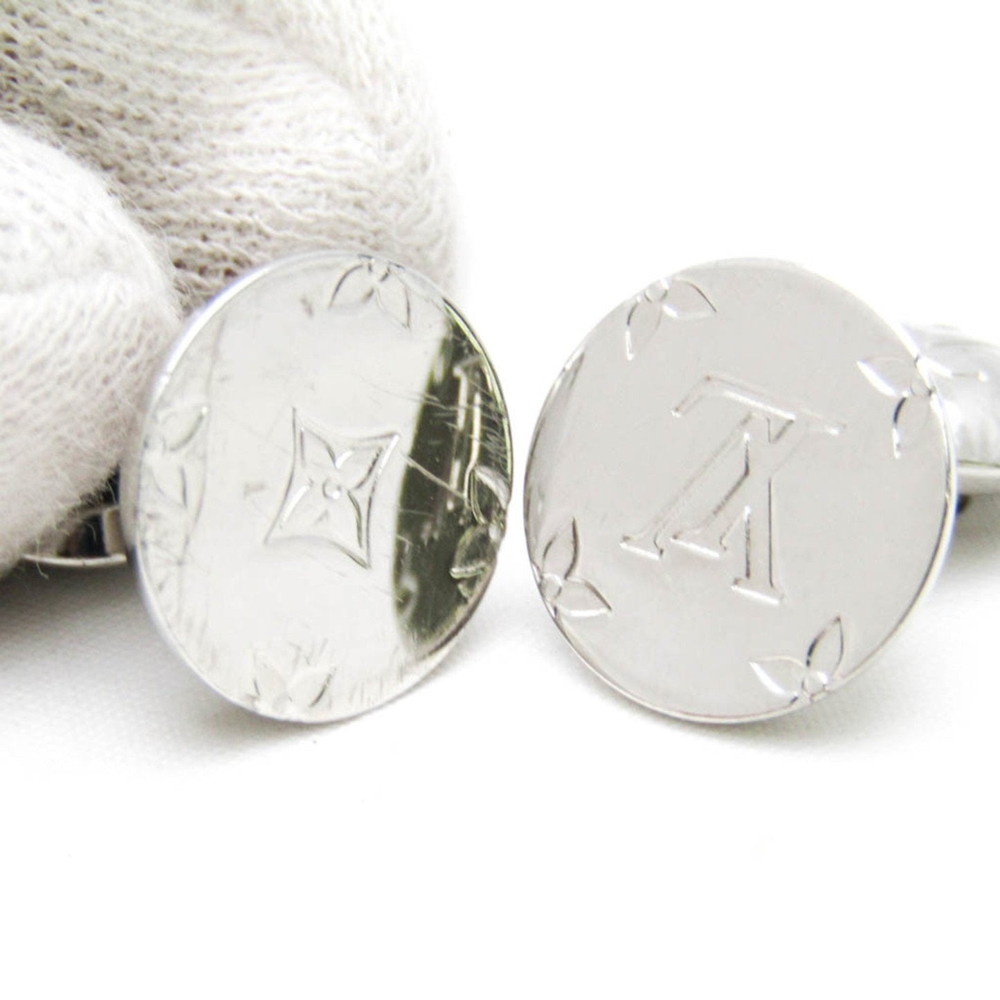 Louis Vuitton Monogram Silver Metal Jewelleryset Jewelry