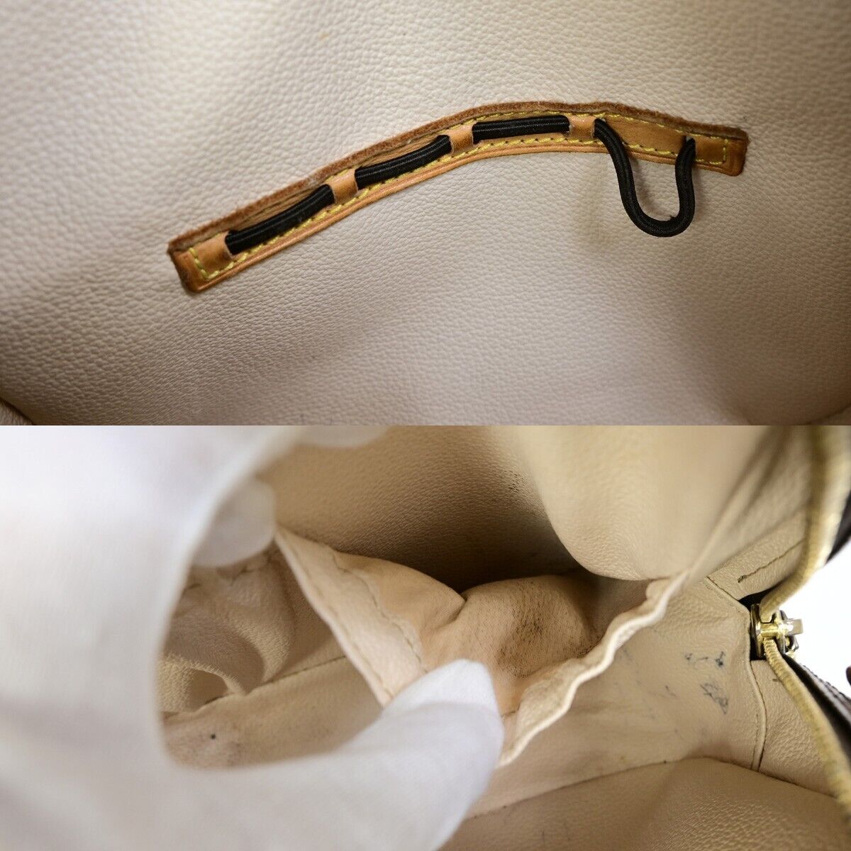 Louis Vuitton Spontini Brown Canvas Handbag