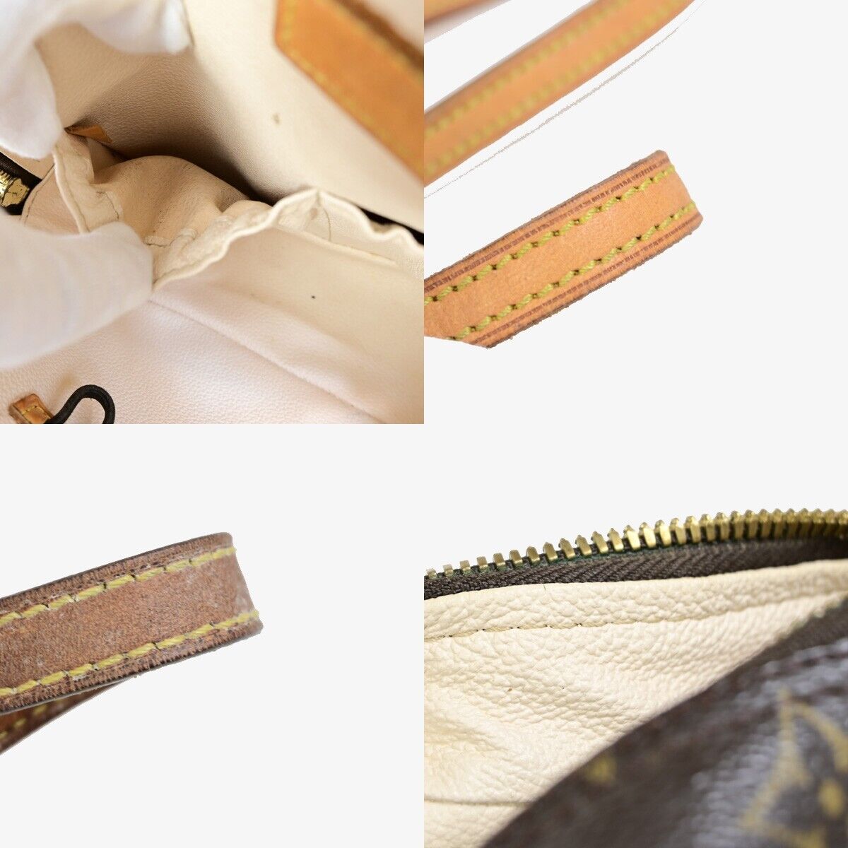 Louis Vuitton Spontini Brown Canvas Handbag