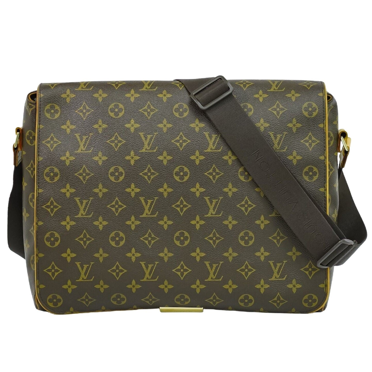 Louis Vuitton Abbesses Brown Canvas Shoulder Bag ()