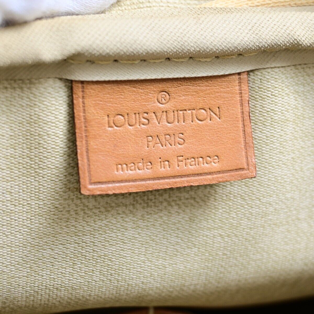 Louis Vuitton Deauville Brown Gold Plated Handbag