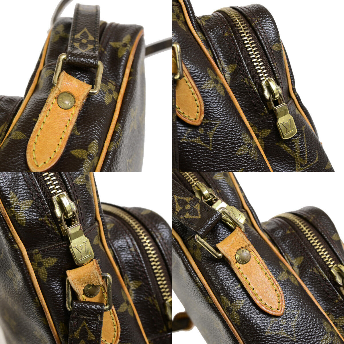 Louis Vuitton Amazon Brown Gold Plated Handbag