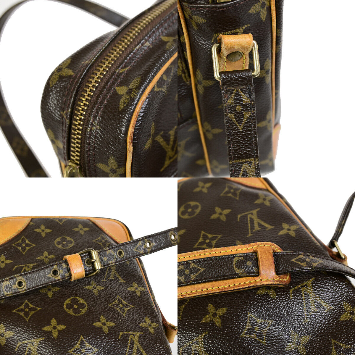 Louis Vuitton Amazon Brown Gold Plated Handbag