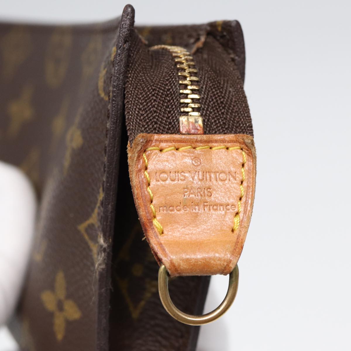 Louis Vuitton Bucket Brown Canvas Wallet