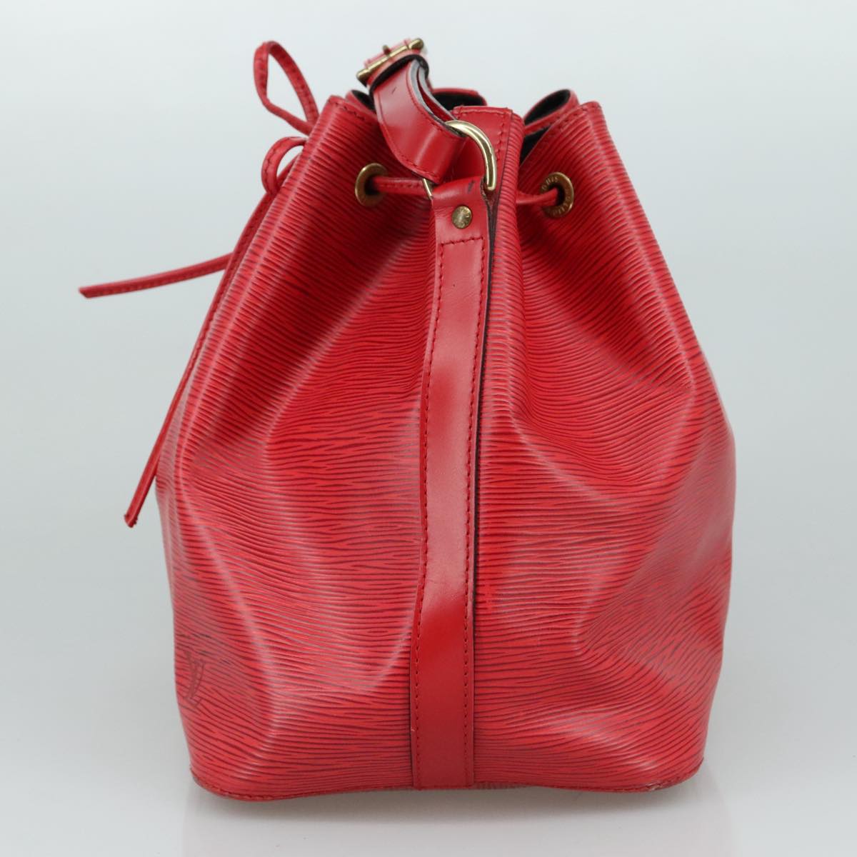 Louis Vuitton Noé Pm Red Leather Shoulder Bag