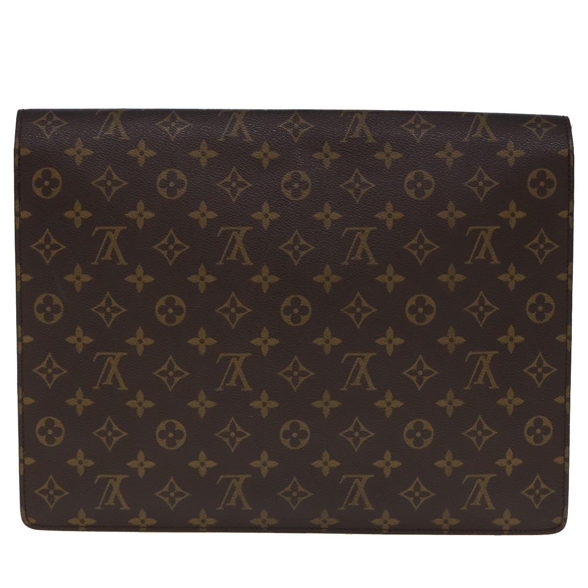 Louis Vuitton Senateur Brown Canvas Briefcase Bag