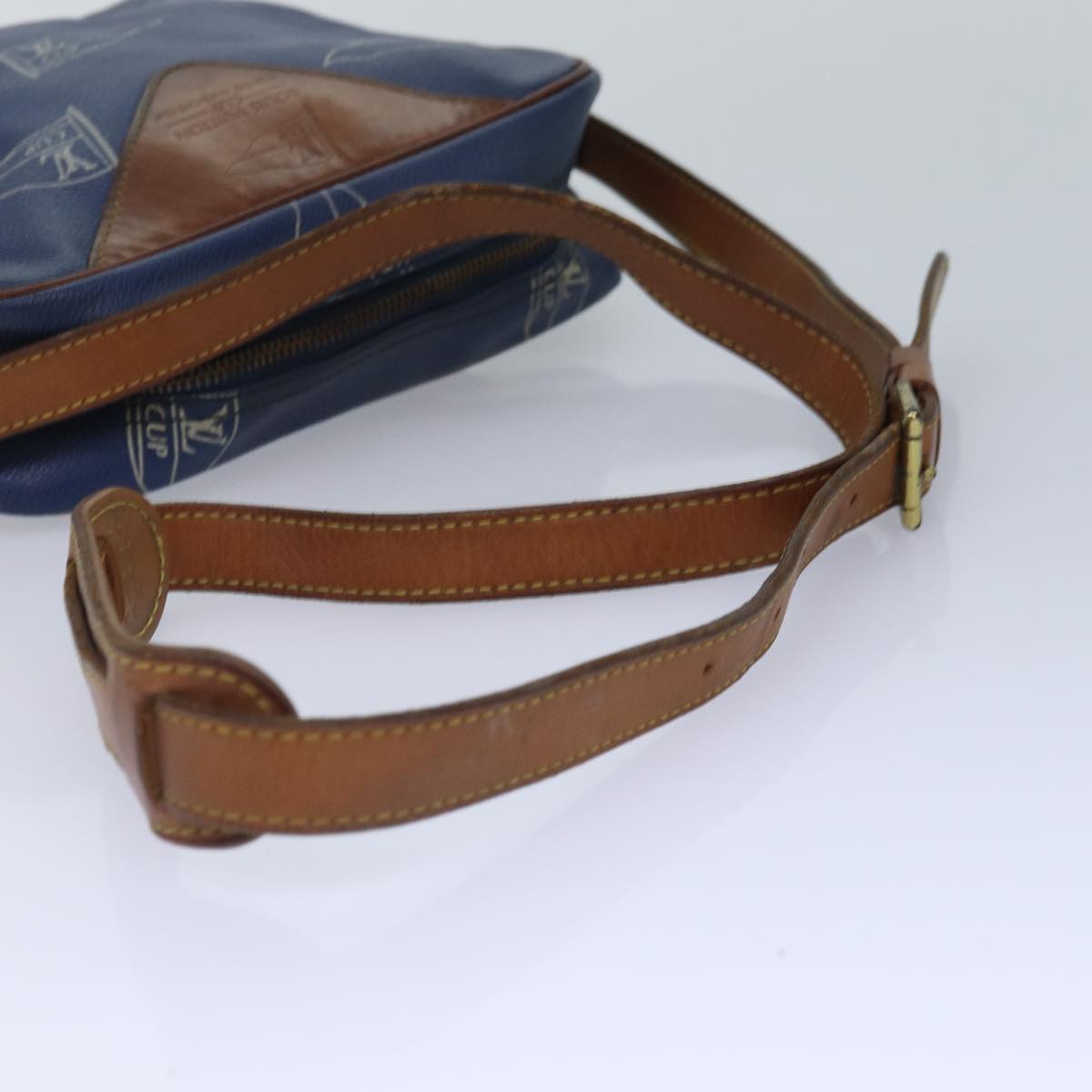 Louis Vuitton San Diego Blue Canvas Shoulder Bag