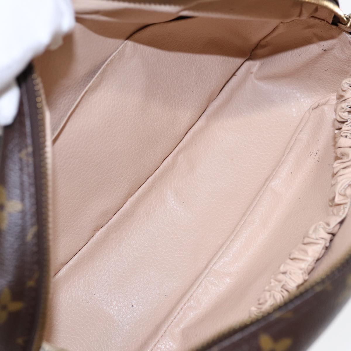 Louis Vuitton Trousse De Toilette Brown Canvas Clutch Bag