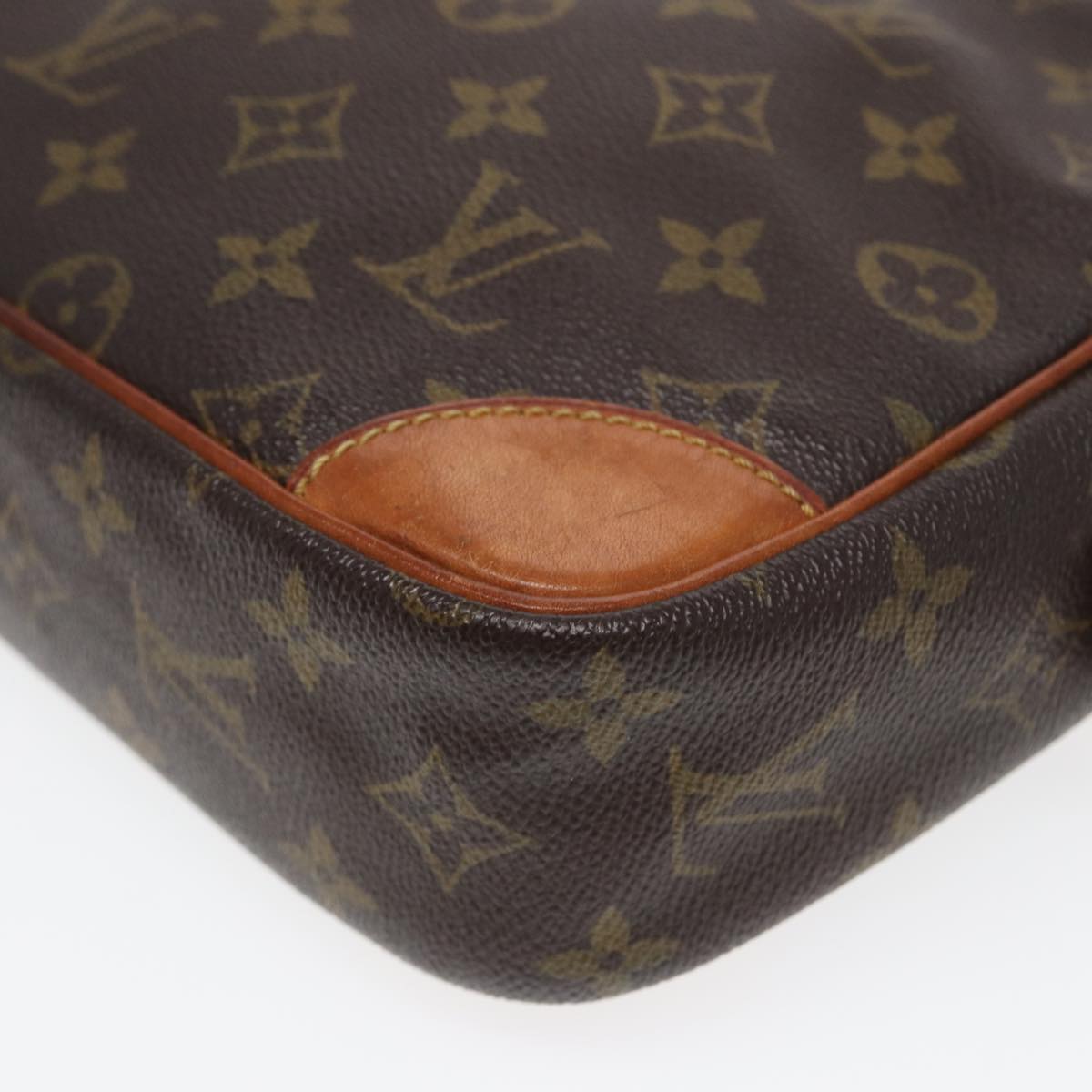 Louis Vuitton Compiegne 28 Brown Canvas Clutch Bag
