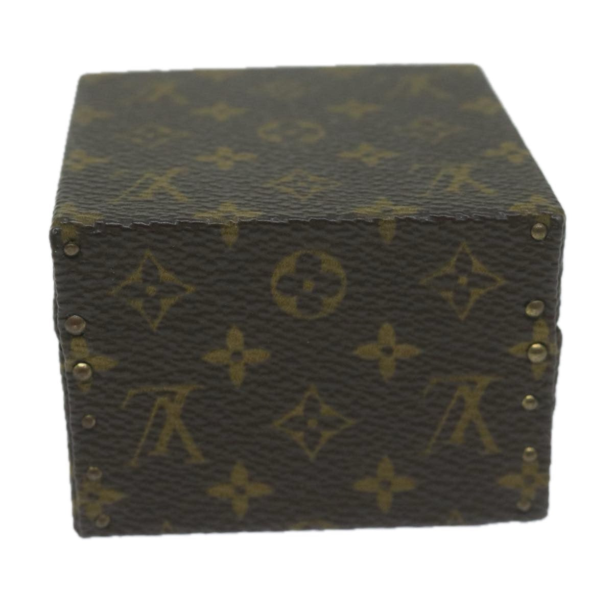 Louis Vuitton Jewelry Case Brown Canvas Jewelleryset Jewelry