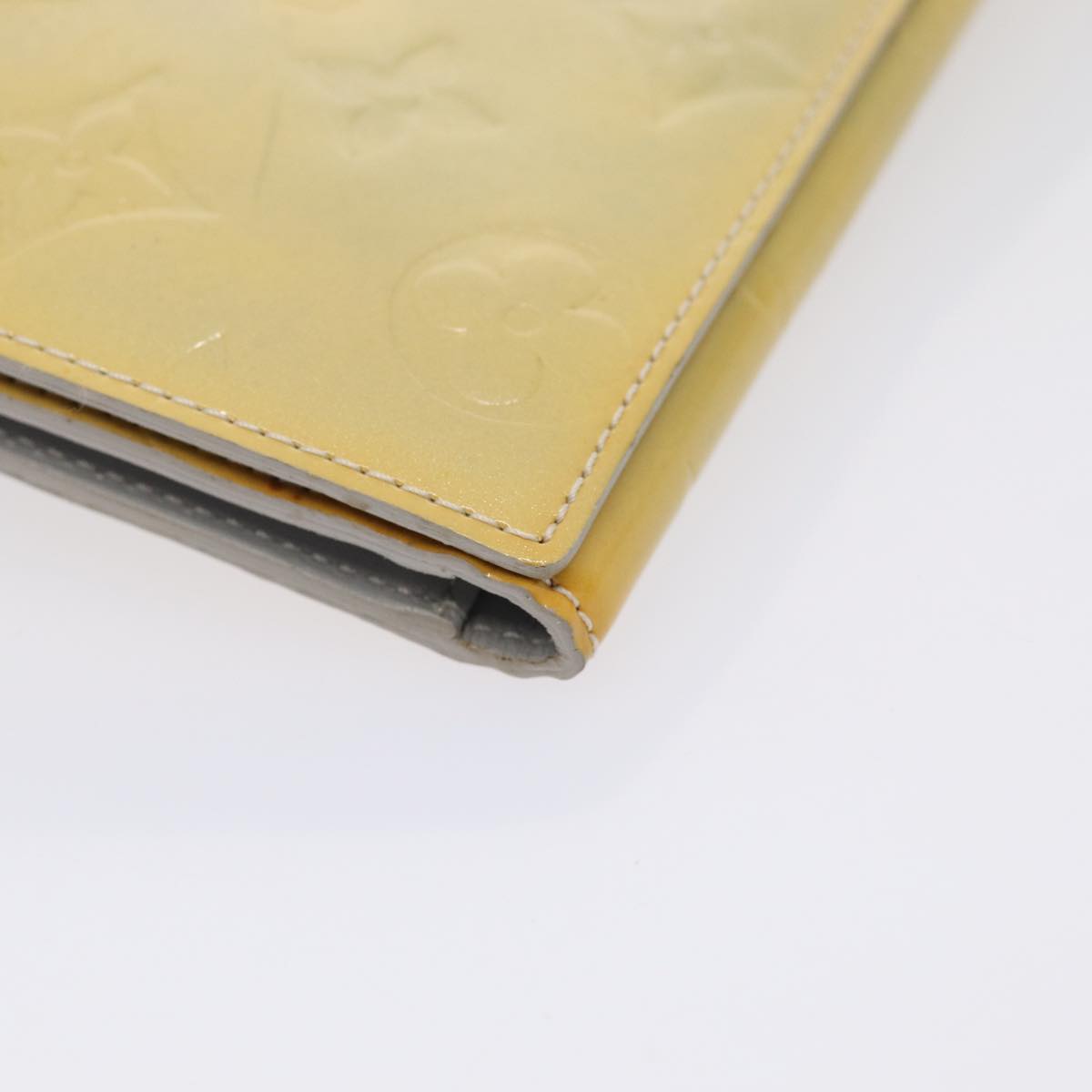 Louis Vuitton Walker Yellow Patent Leather Wallet